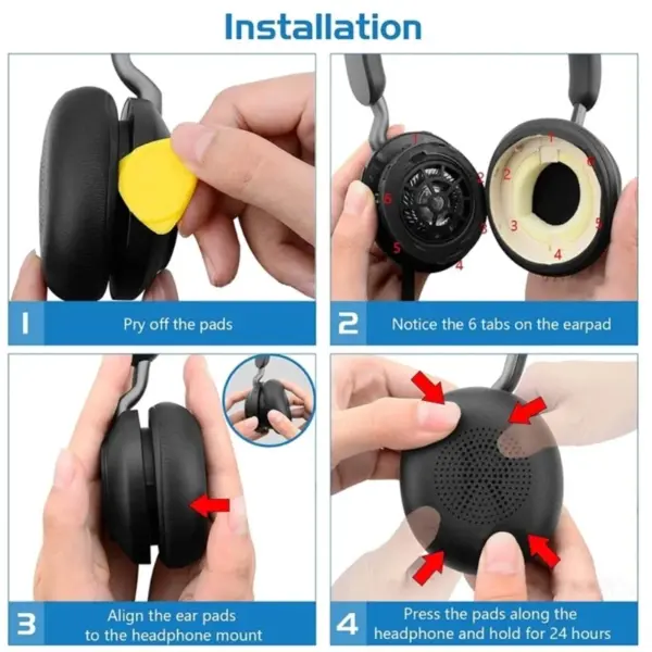 Ear Pads for Jabra ELITE 45H Evolve2 65 - Image 4