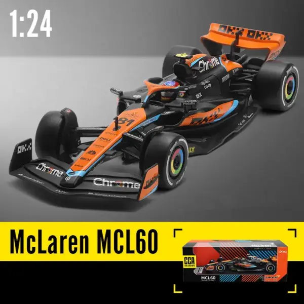 1:24 Scale MCL60 2023 Diecast Formula 1 Model - Image 7