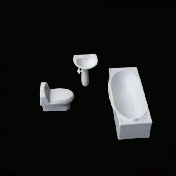 Architecture Scale Bathroom Furniture Model Set - Image 4