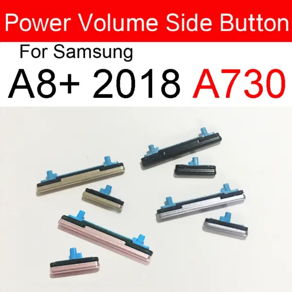 Samsung Galaxy A8 2018 Power & Volume Side Buttons Set - Image 3