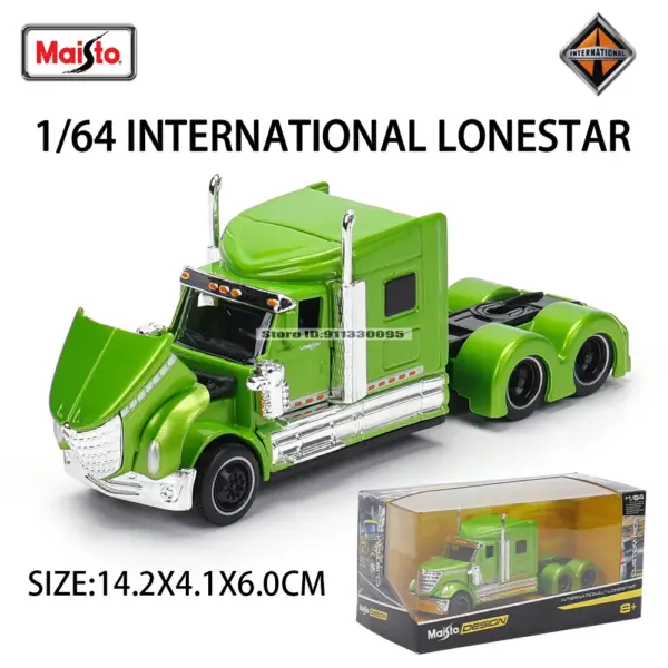 Maisto 1:64 Mercedes-Benz MACK Trailer Model - Image 12
