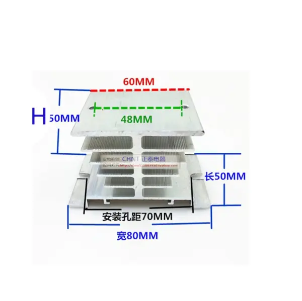 Aluminum Cooling Base for Solid State Relay - Image 2