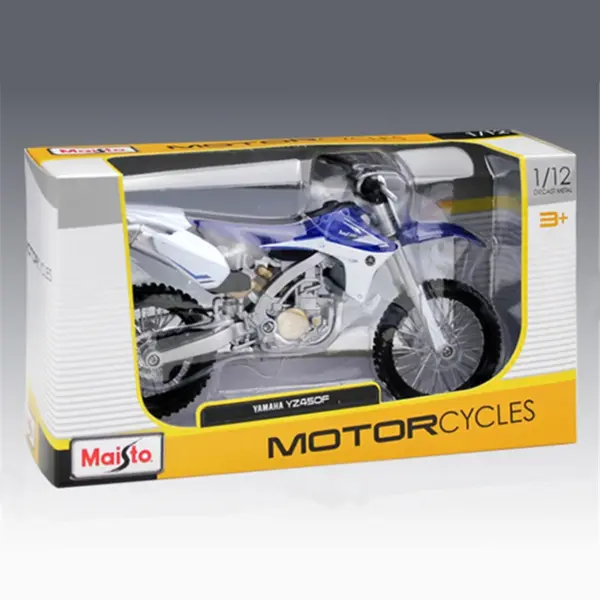 Maisto 1:12 Yamaha YZ450F Diecast Model Motorcycle - Image 8