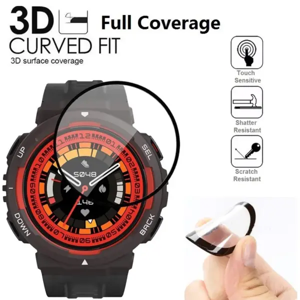 3PCS 3D Curved Edge Protector for Amazfit Active - Image 3