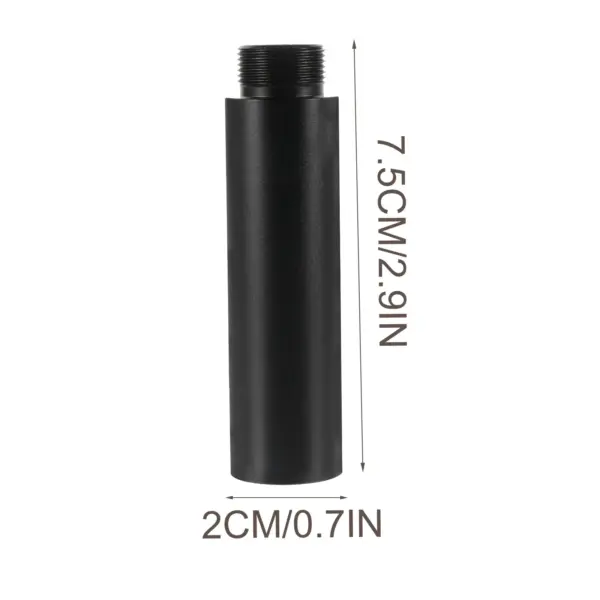 4pcs Mic Stand Extension Tubes Aluminum Black - Image 4
