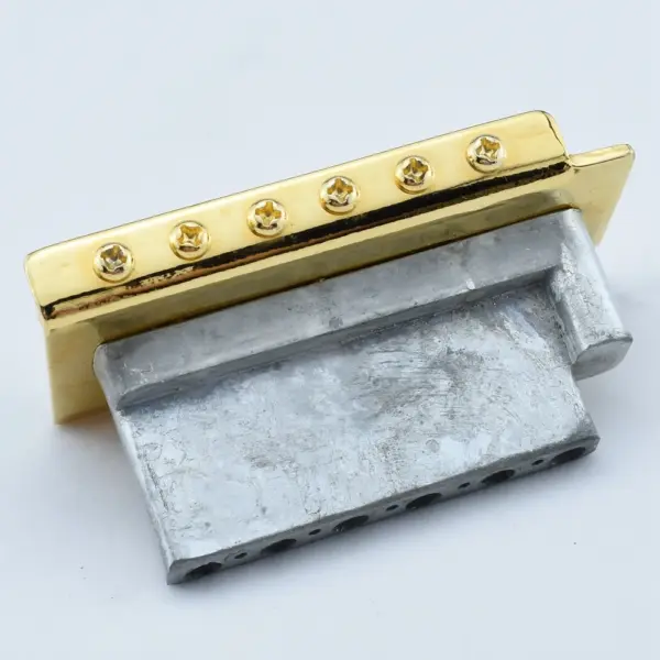 Gold Tremolo Bridge System for Electric Guitars - Image 5