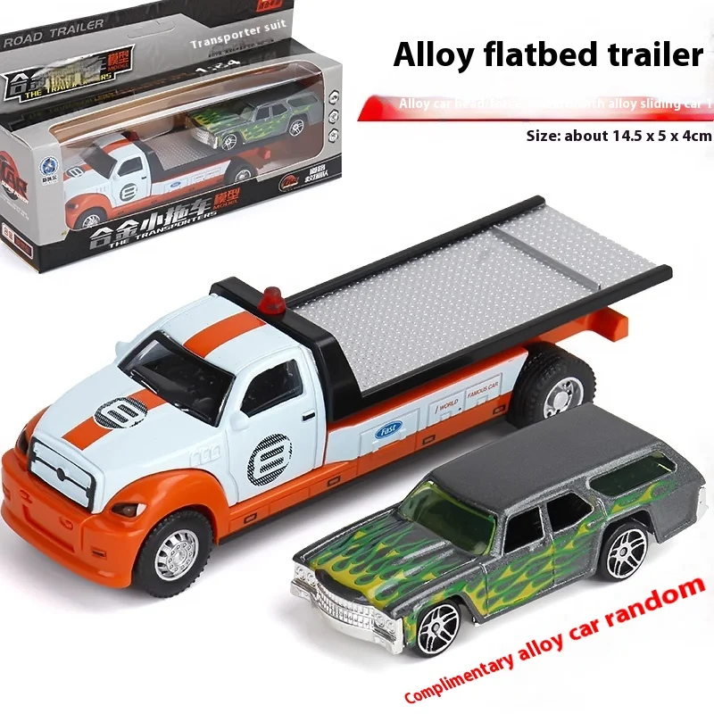 1:64 Alloy Diecast Double Decker Container Truck 8 1:64 Alloy Diecast Double Decker Container Truck - Image 8