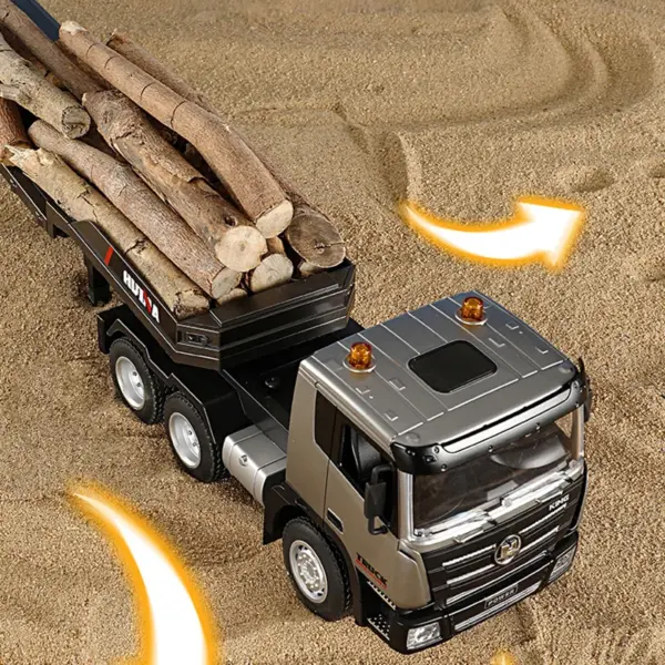 1:24 Huina RC Flat Truck Model with 9 Channels - Image 4