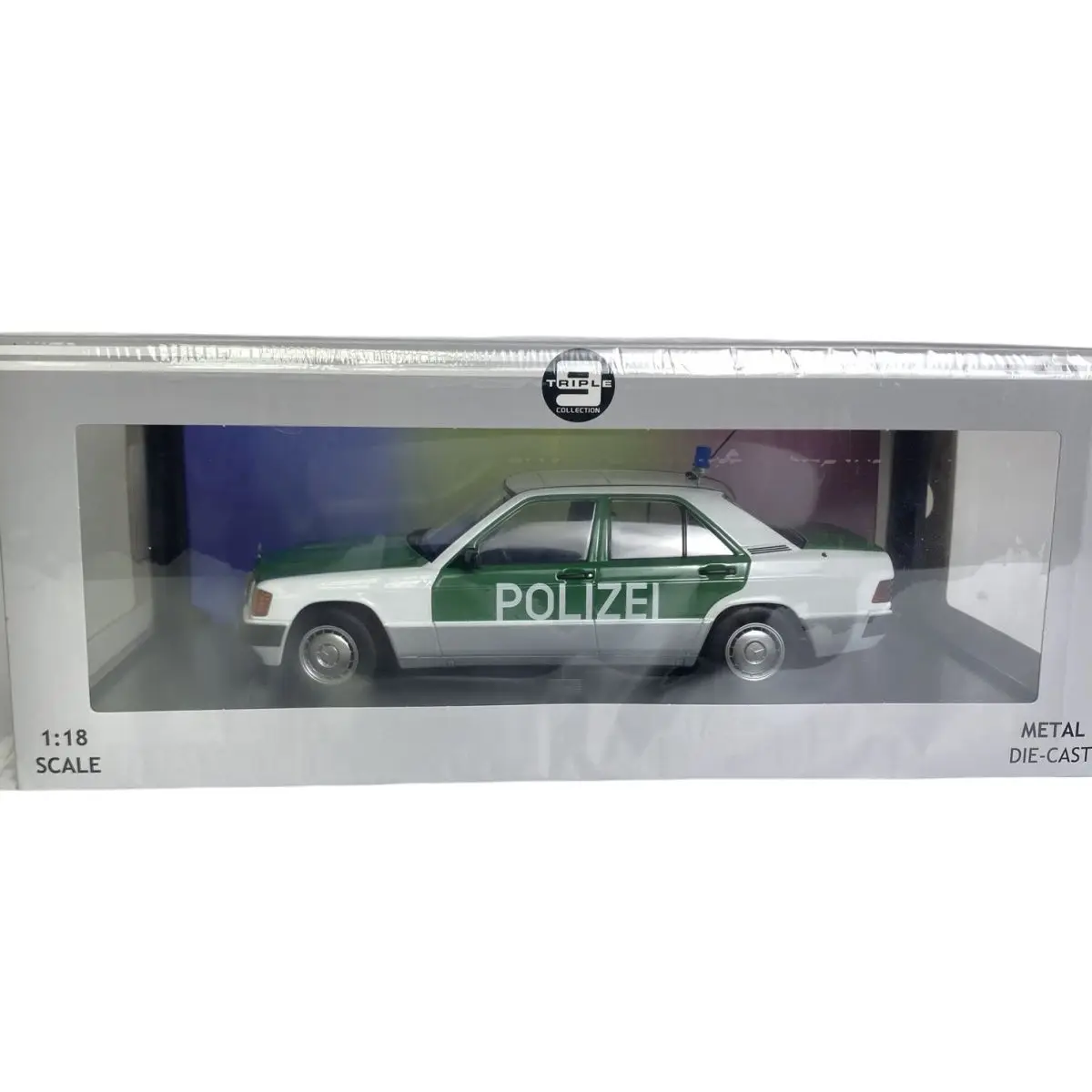 Mercedes Benz 190 W201 Police Car Model 1/18 6 Mercedes Benz 190 W201 Police Car Model 1/18 - Image 6