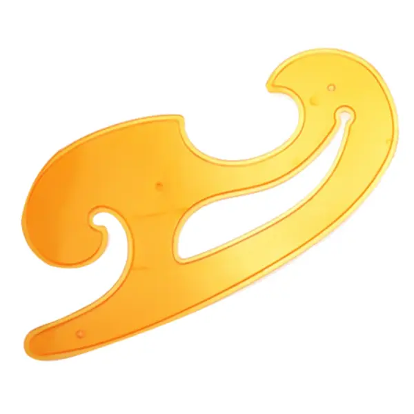 Flexible Plastic French Curve Rulers Set - Image 2