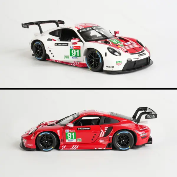Bburago 1:24 Porsche 911 RSR LM 2020 Model - Image 5