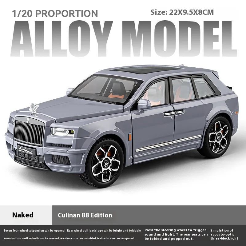 Rolls Royce Cullinan Diecast Model Car 1:20 9 Rolls Royce Cullinan Diecast Model Car 1:20 - Image 9