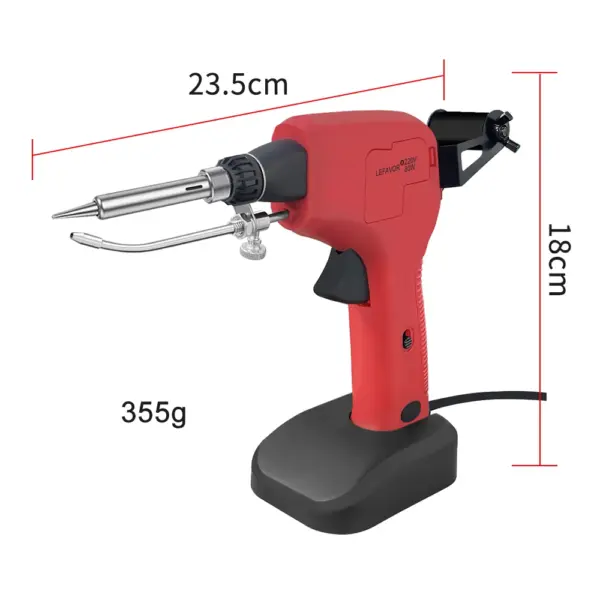 80W Manual Soldering Gun with Heating Base - Image 2
