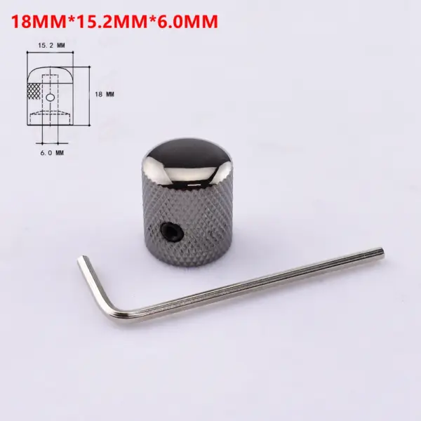 Dome Metal Knob for Electric Guitar Bass - Image 9