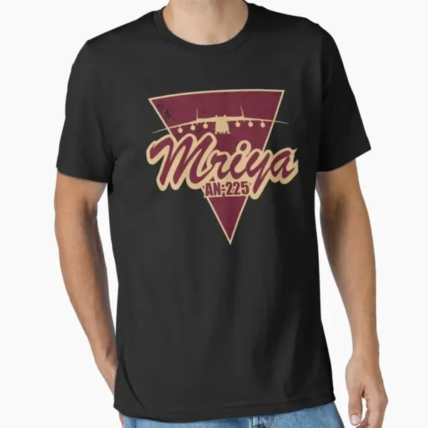 An-225 Mriya Cotton T-Shirt for Men - Image 8