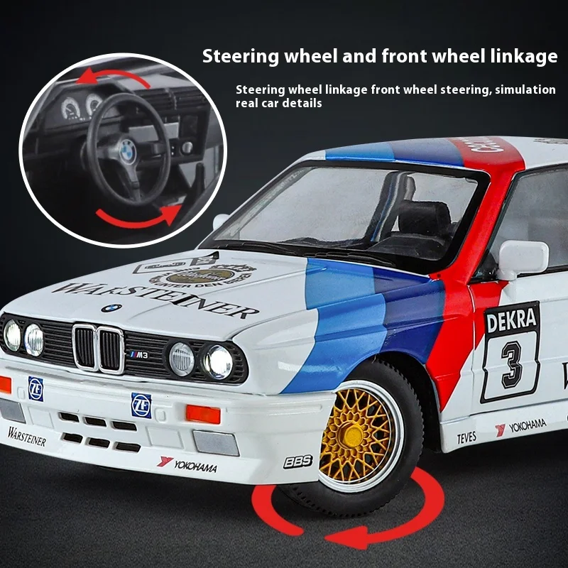 1988 1:24 BMW M3 E30 Diecast Model Car 3 1988 1:24 BMW M3 E30 Diecast Model Car - Image 3