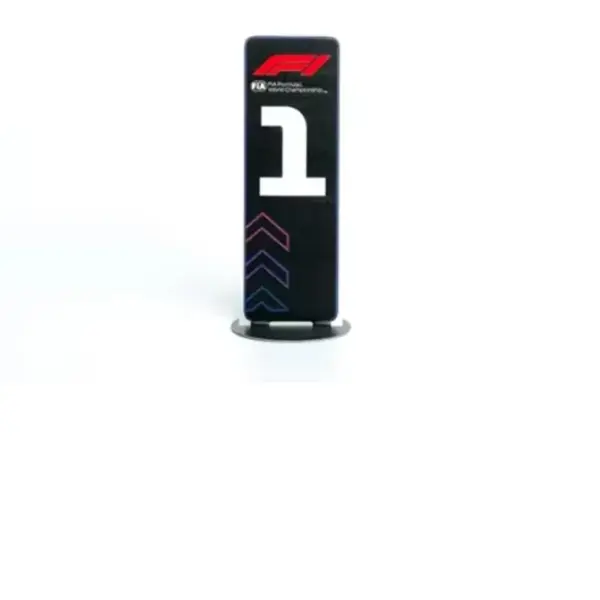 1:43 Scale F1 Model Parking Plate Decor - Image 2