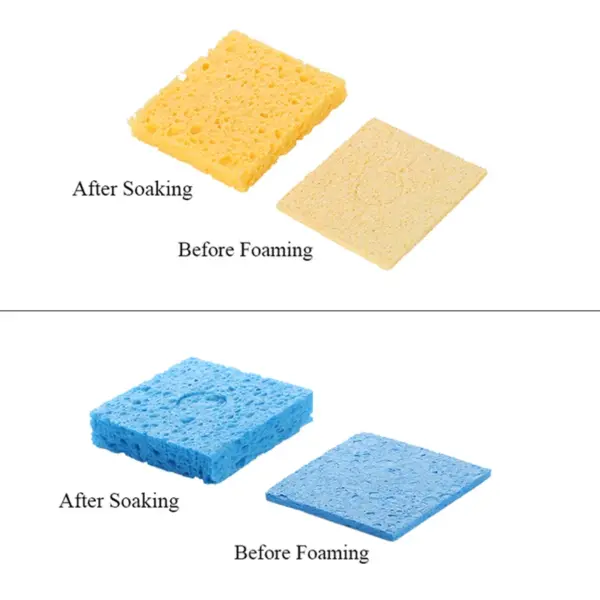10-Pack Soldering Iron Tip Cleaning Sponges - Image 2