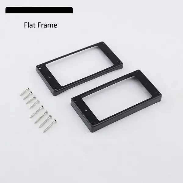 Humbucker Pickup Mounting Frames Set Ivory Black - Image 9