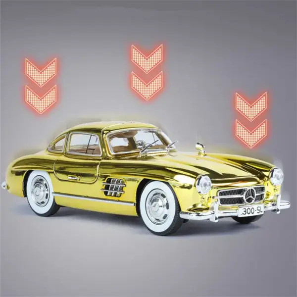 1:24 Alloy Benz 300SL Diecast Model Car - Image 6