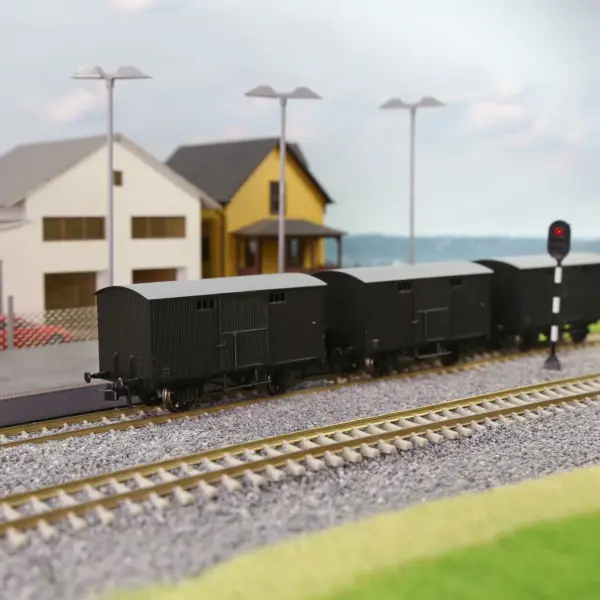 HO Scale 1:87 Model Train Box Car C8728 - Image 6