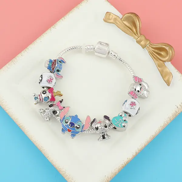 Lilo and Stitch Beaded Charm Bracelet - Image 4