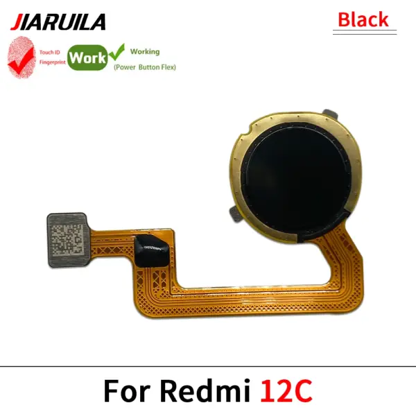 Fingerprint Sensor Home Return Power Button Flex Cable for Xiaomi Redmi 13C - Image 11