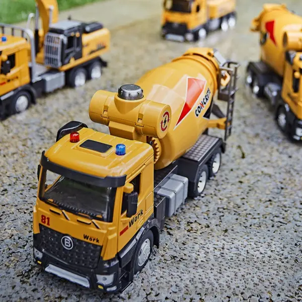 Big Alloy Engineering Diecast Vehicles Set for Kids - Image 2