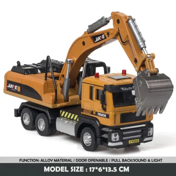 1/50 Scale Diecast Alloy Engineering Vehicle Model - Image 10