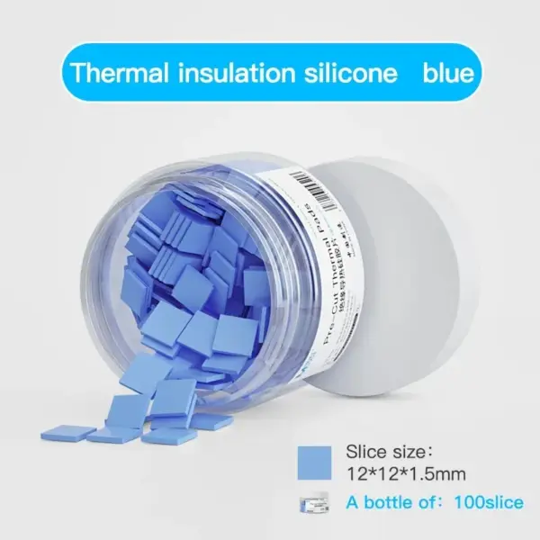 100PCS Thermal Insulating Silicone Sheets - Image 7