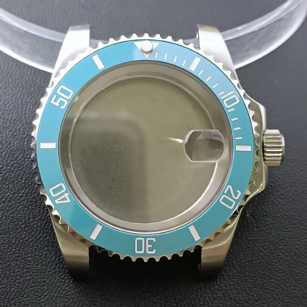 NH35 GMT Steel Watch Case 40.5mm Silver 86 NH35 GMT Steel Watch Case 40.5mm Silver - Image 86