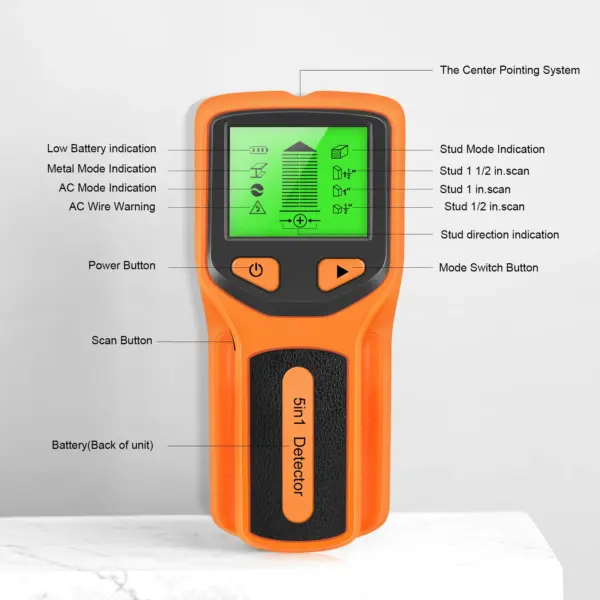 5-in-1 Wall Scanner with LCD Display - Image 2