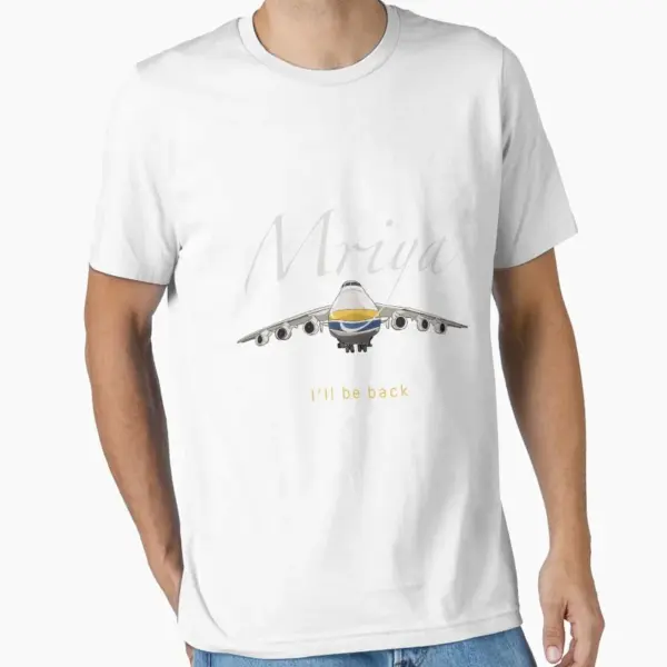 An-225 Mriya Men's Cotton T-Shirt - Image 8