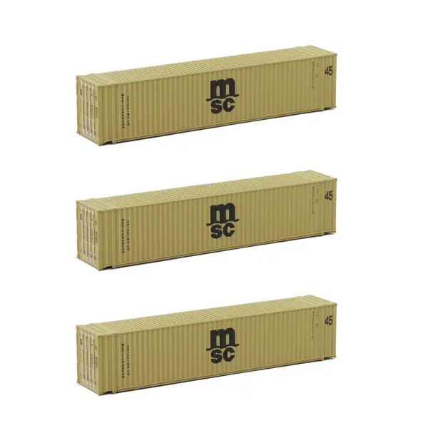Evemodel N Scale 45ft Shipping Containers Set - Image 15