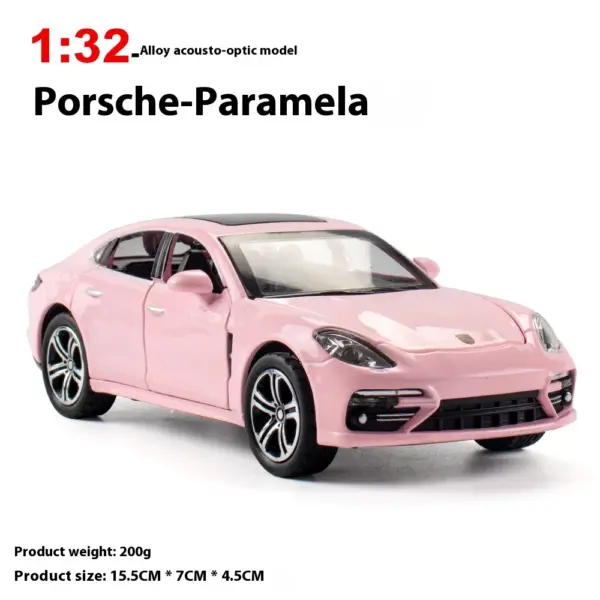 1:32 Diecast Porsche Panamera Alloy Model - Image 10