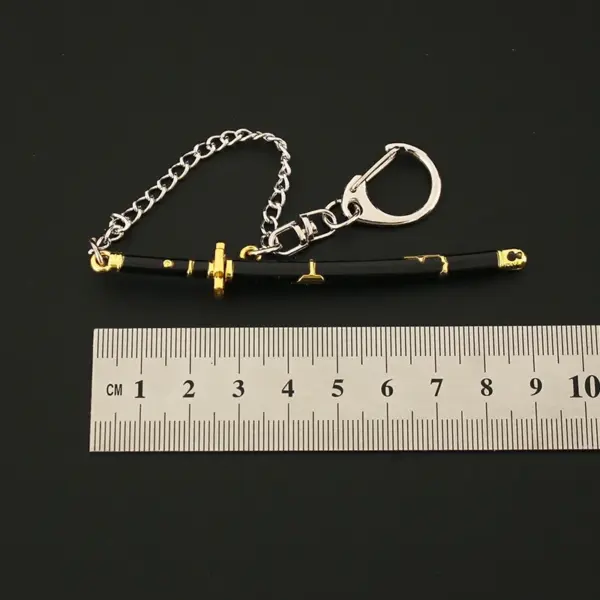 Roronoa Zoro Mini Keychain 9cm Metal Sword - Image 3