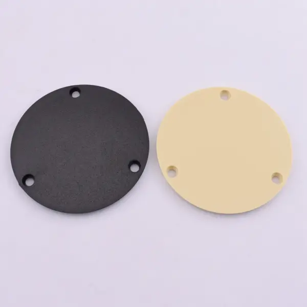 LP Electric Guitar Back Cover Plate Black - Image 3