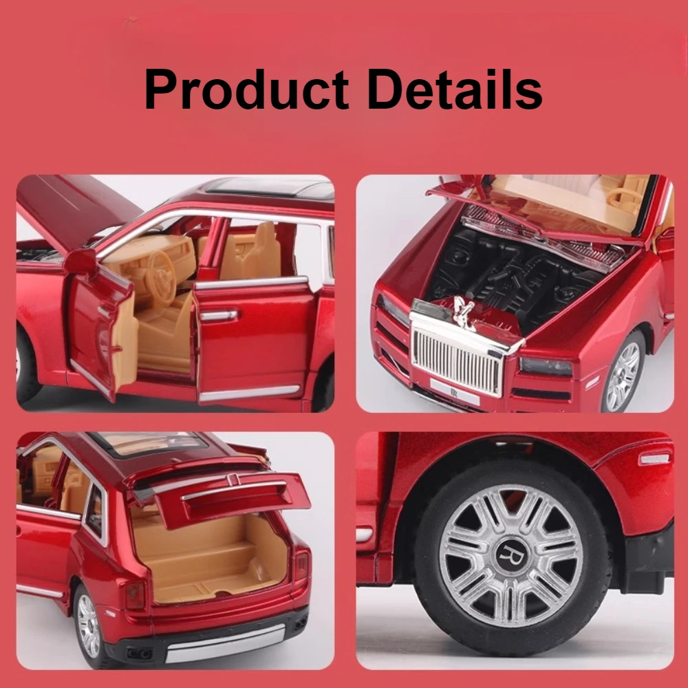 1:32 Rolls-Royce Cullinan Diecast Model Car 2 1:32 Rolls-Royce Cullinan Diecast Model Car - Image 2