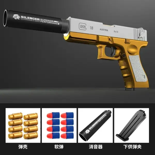 G17 M1911 Soft Bullet Foam Dart Toy Gun - Image 12