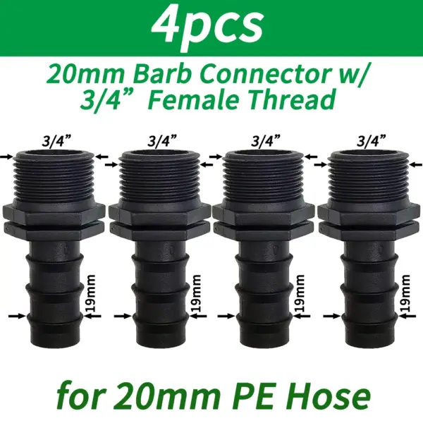 1/2 inches 3/4 inches Male Female Thread Hose Connector - Image 15