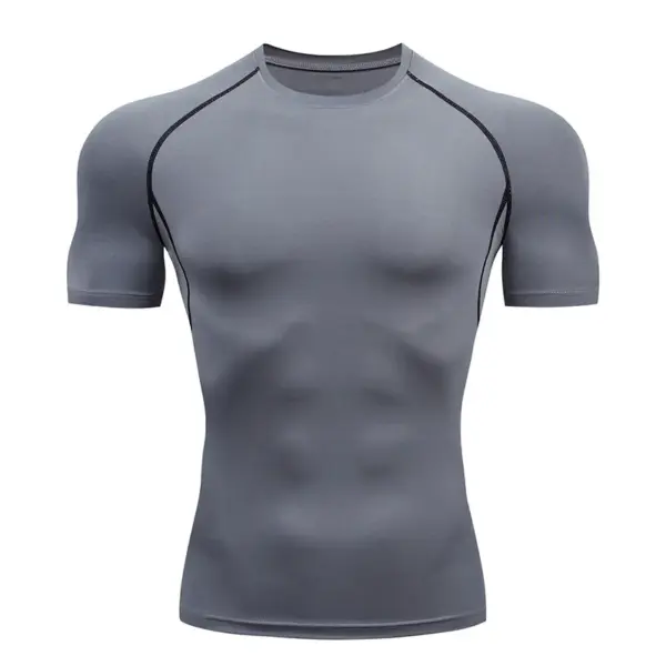 Men's Compression Long Sleeve Turtleneck Shirt - Image 13