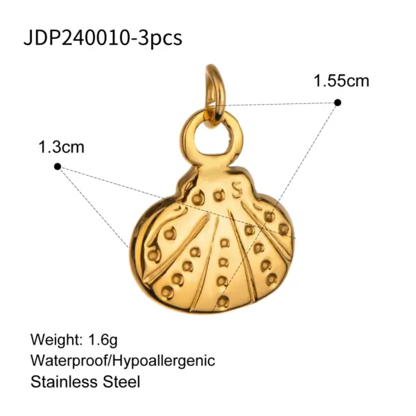 3PCS Sea Star Shell Charms for Jewelry Making - Image 30