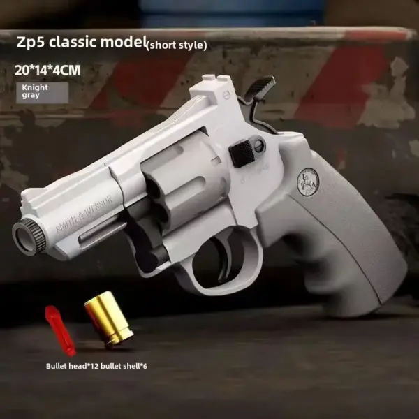 Soft Bullet Toy Gun Ejecting Revolver Set - Image 6