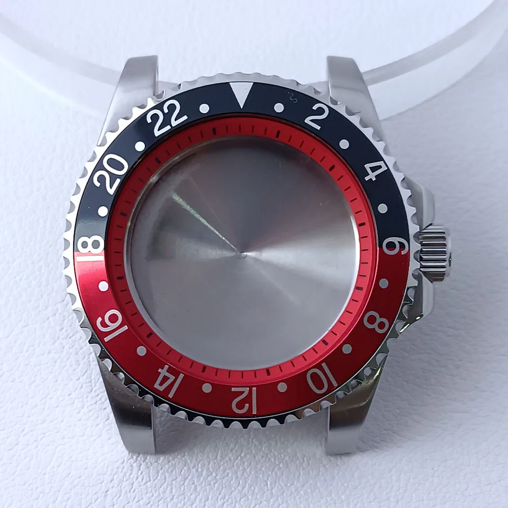 40.5mm Stainless Steel GMT Watch Case NH35/NH36 31 40.5mm Stainless Steel GMT Watch Case NH35/NH36 - Image 31