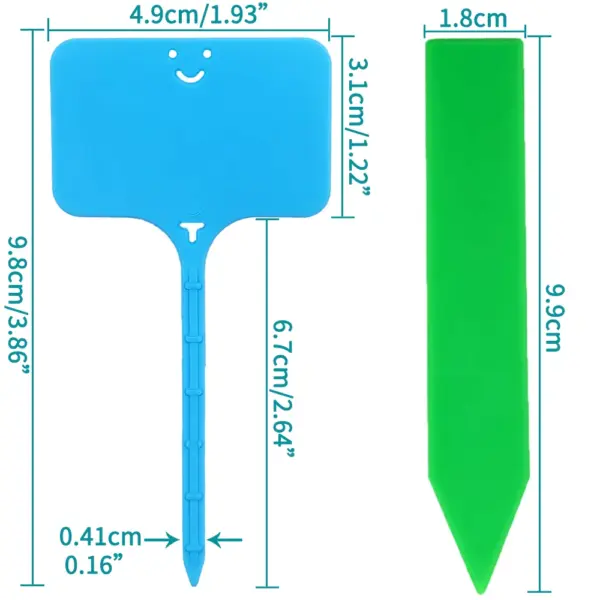 Reusable T-Type Plastic Plant Labels 30-100pcs - Image 2