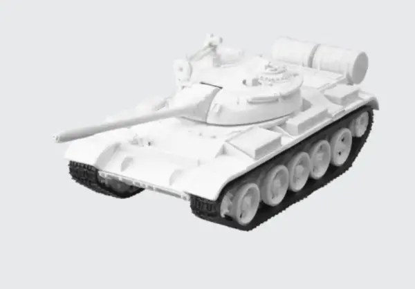 1:43 Alloy T55 MBT Tank Model - Image 8