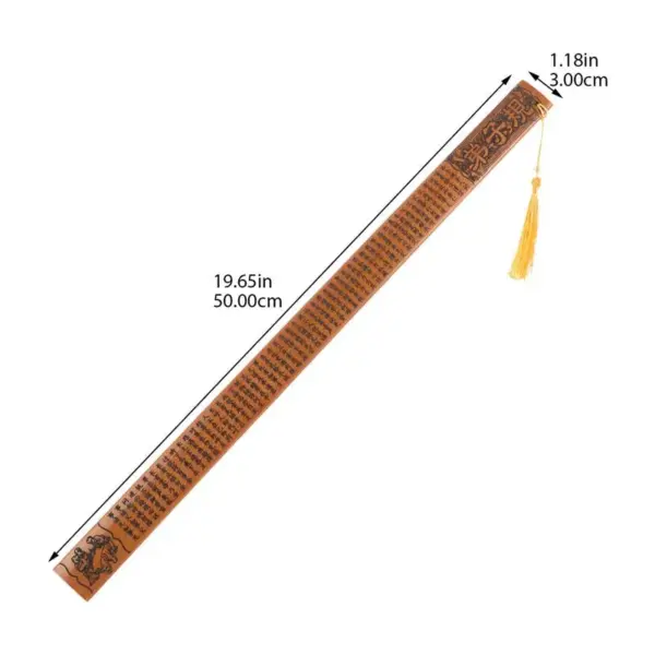 Bamboo Wood Ruler for School and Crafts - Image 6