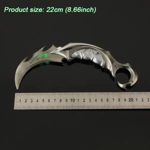 Valorant Luminous Reaver Karambit Replica 22cm - Image 4