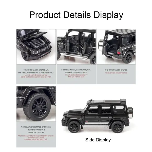 1/32 G700 Diecast SUV Model Car with Sound Light - Image 3