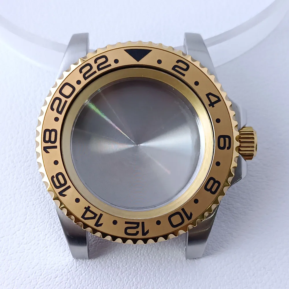 40.5mm Stainless Steel GMT Watch Case NH35/NH36 77 40.5mm Stainless Steel GMT Watch Case NH35/NH36 - Image 77